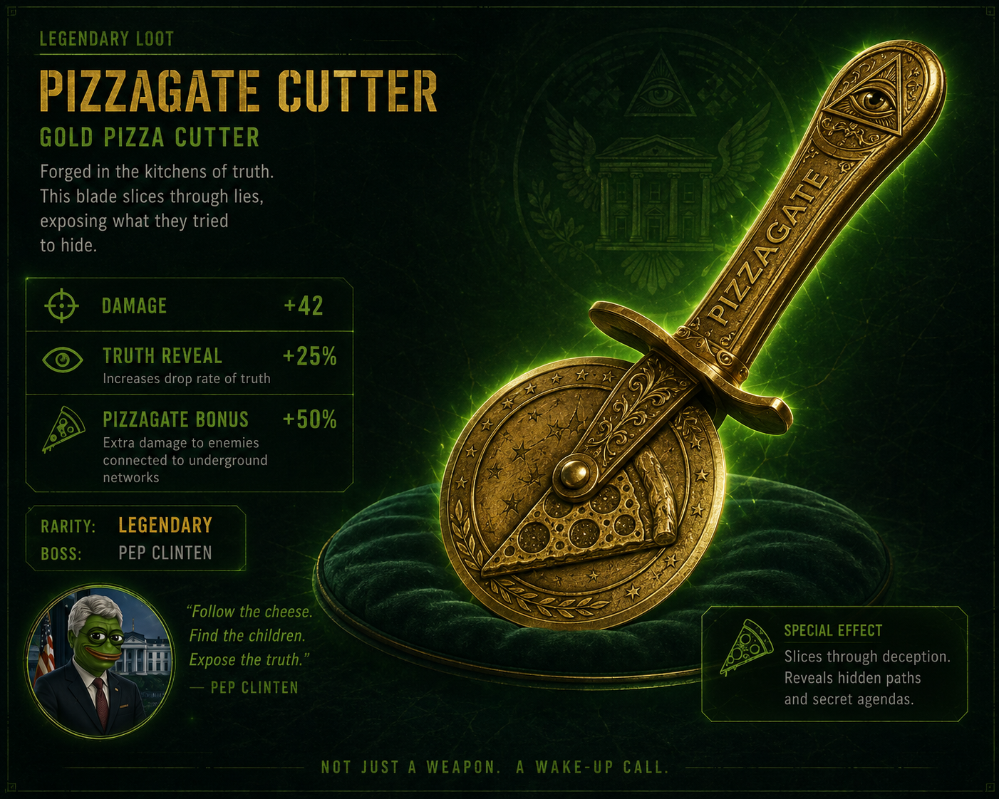 Legendary Pizza Cutter NFT preview